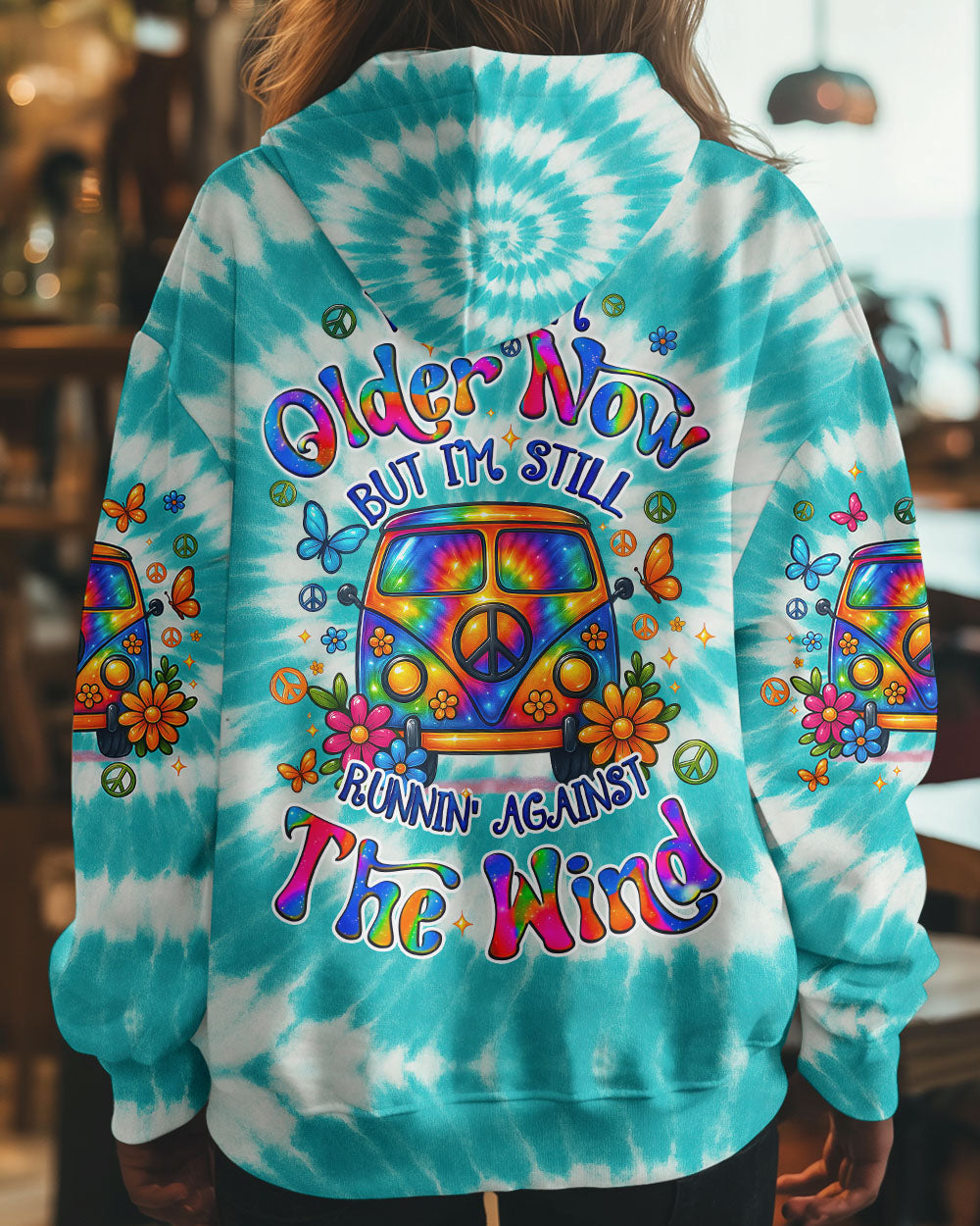 RUNNING AGAINST THE WIND TIE DYE ALL OVER PRINT - TYQY2404251