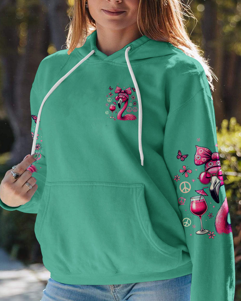 HEY YOU'RE SO GREAT FLAMINGO ALL OVER PRINT - TYQY2406242