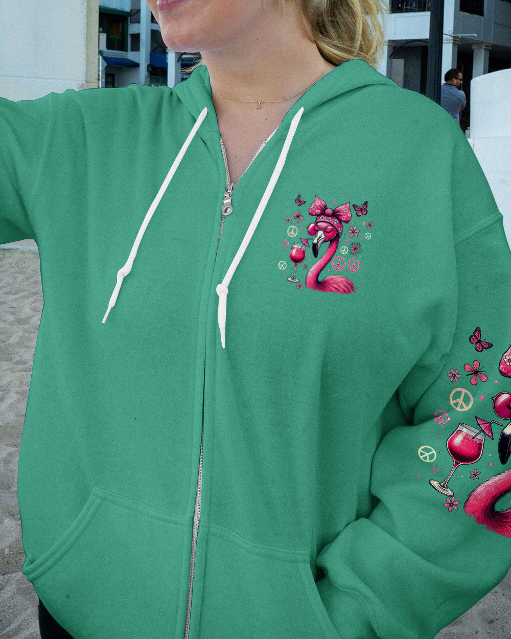 HEY YOU'RE SO GREAT FLAMINGO ALL OVER PRINT - TYQY2406242