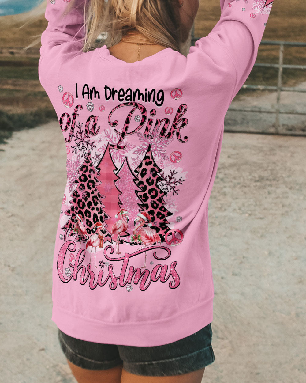I'M DREAMING OF A PINK CHRISTMAS FLAMINGO ALL OVER PRINT - TYQY2510244