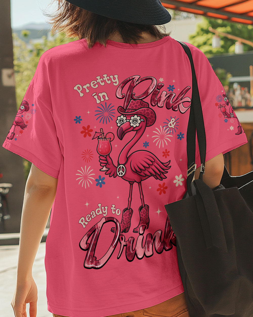 PRETTY IN PINK FLAMINGO COWBOY ALL OVER PRINT - TYQY2605251