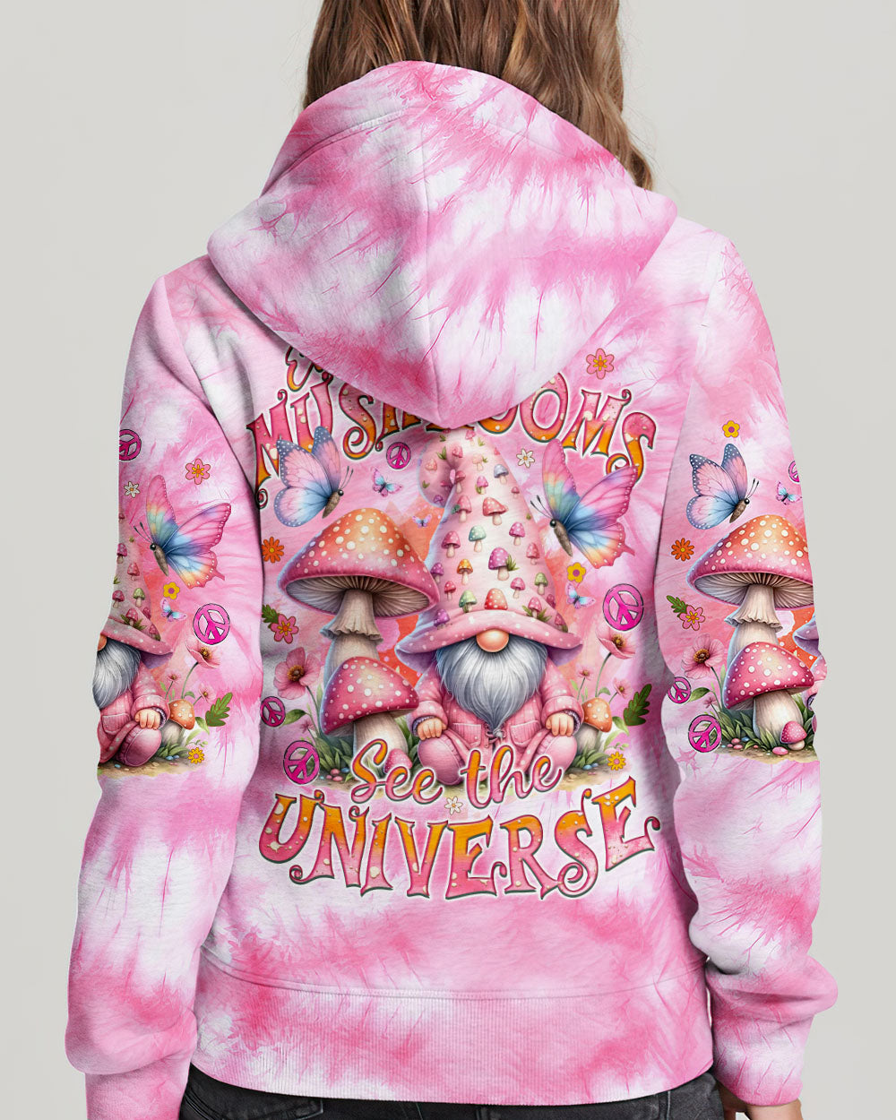 EAT MUSHROOMS SEE THE UNIVERSE GNOME ALL OVER PRINT - TYQY2606244