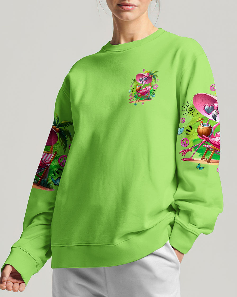 I HAVE A LOT OF STUFF TO DO TOMORROW FLAMINGO ALL OVER PRINT - TYQY2705244