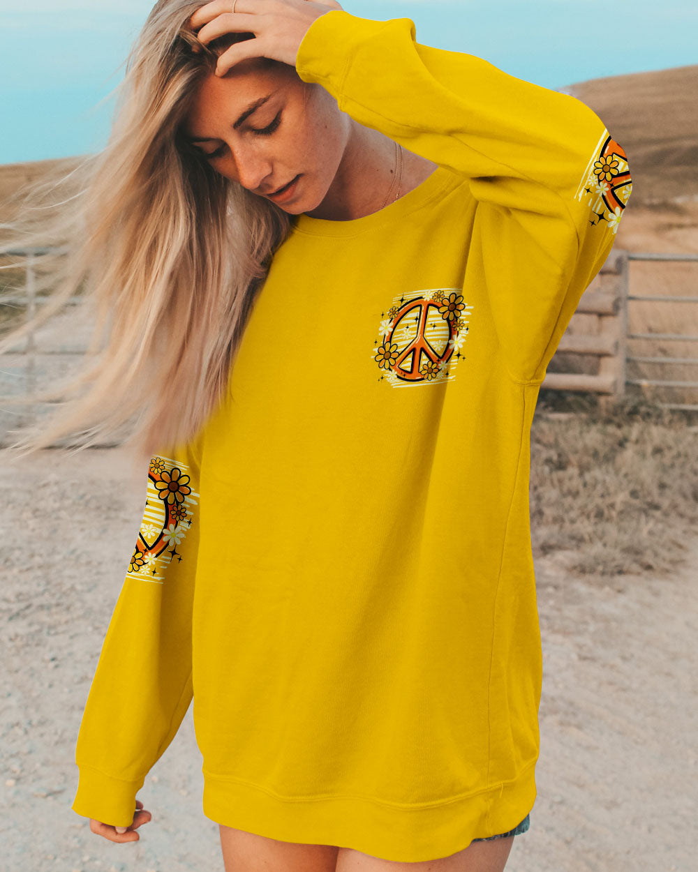 DON' WORRY BEE HAPPY ALL OVER PRINT - TYQY2805255