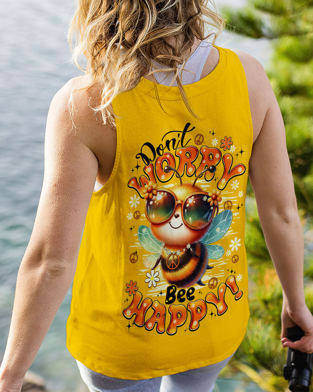 DON' WORRY BEE HAPPY ALL OVER PRINT - TYQY2805255