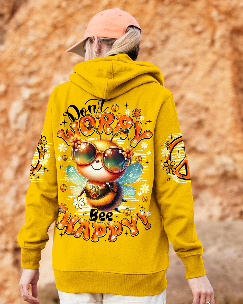 DON' WORRY BEE HAPPY ALL OVER PRINT - TYQY2805255