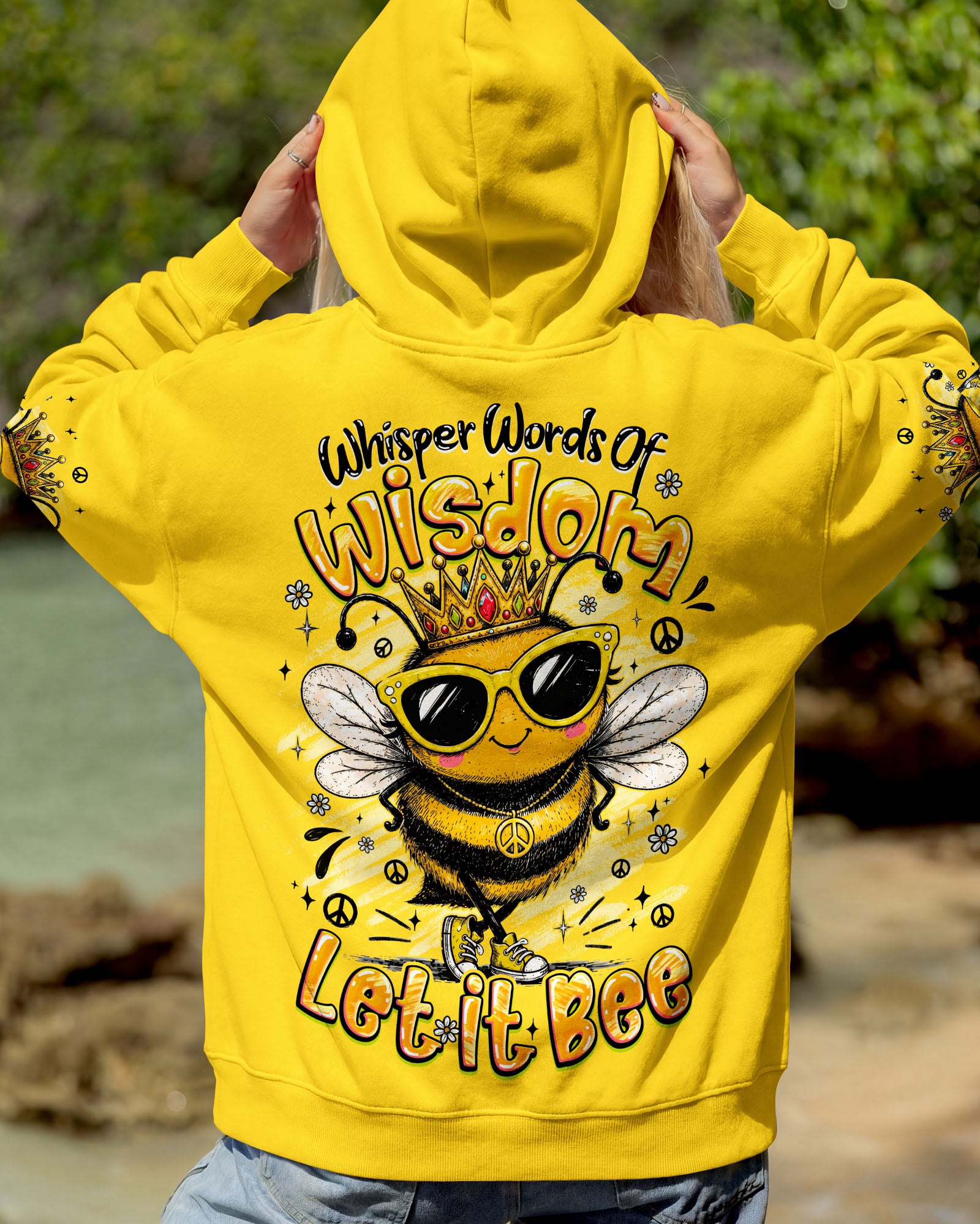 WHISPER WORDS OF WISDOM LET IT BEE ALL OVER PRINT - TYQY2807261