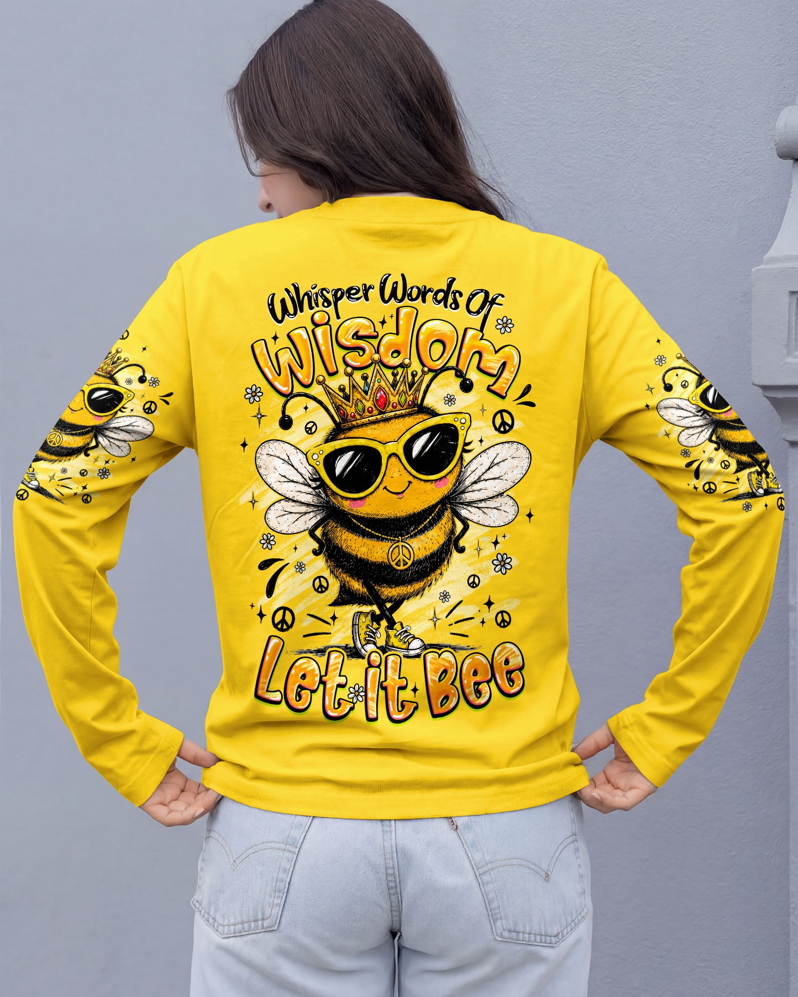 WHISPER WORDS OF WISDOM LET IT BEE ALL OVER PRINT - TYQY2807261