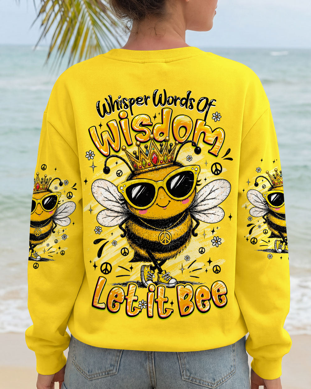 WHISPER WORDS OF WISDOM LET IT BEE ALL OVER PRINT - TYQY2807261