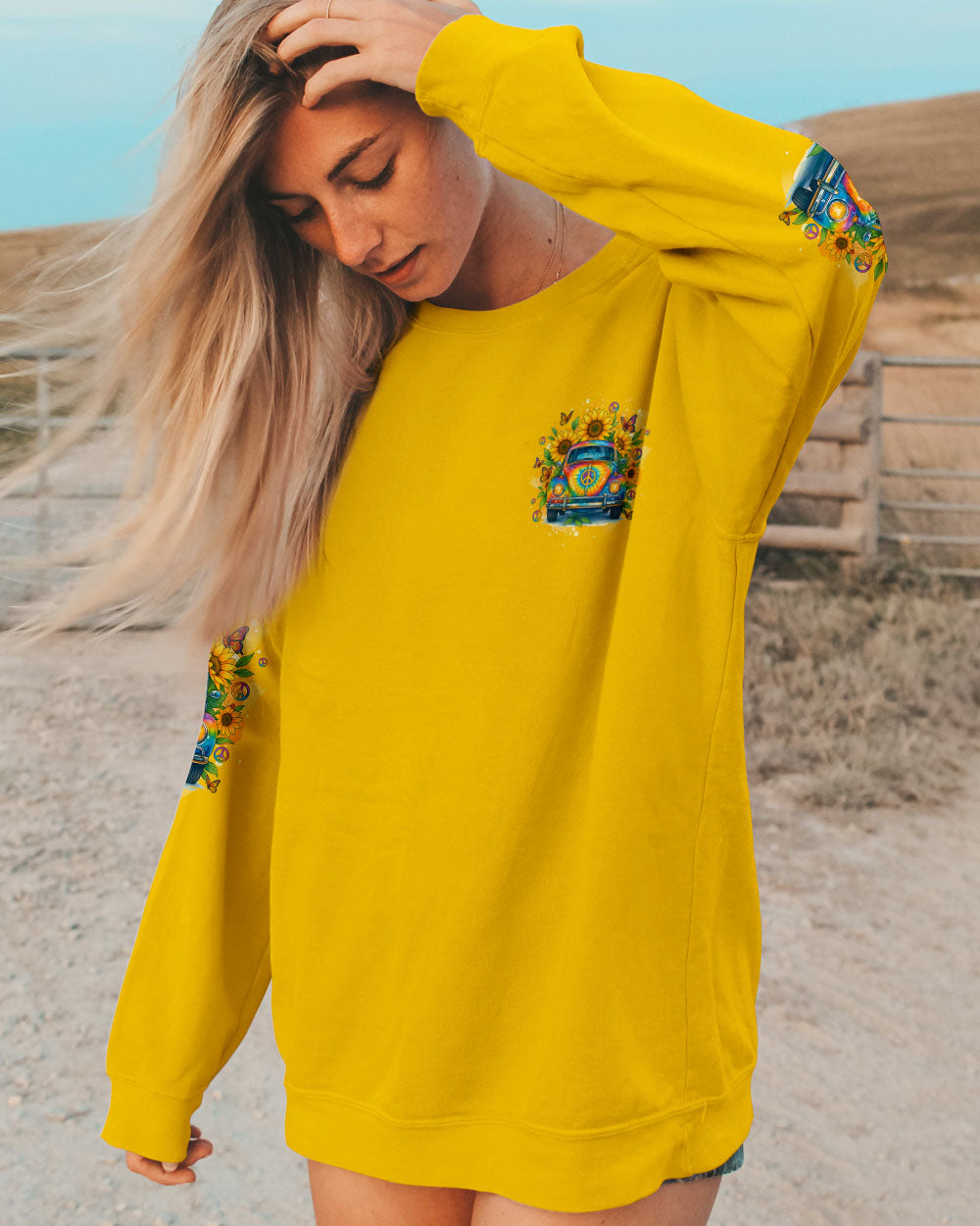 I'M NOT GETTING OLD HIPPIE CAR TIE DYE ALL OVER PRINT - TYQY2808251