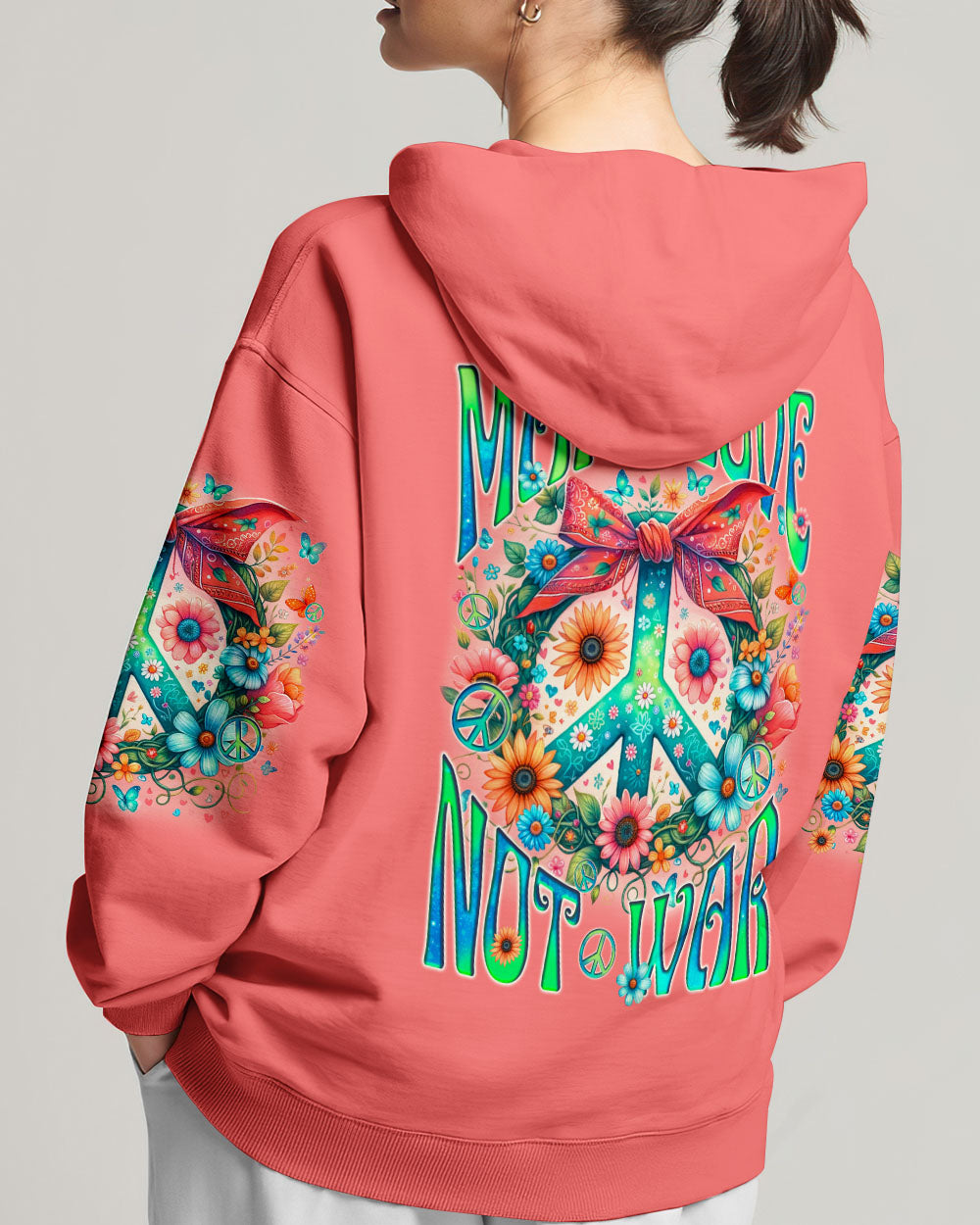 MAKE LOVE NOT WAR PEACE ALL OVER PRINT - TYQY2905245