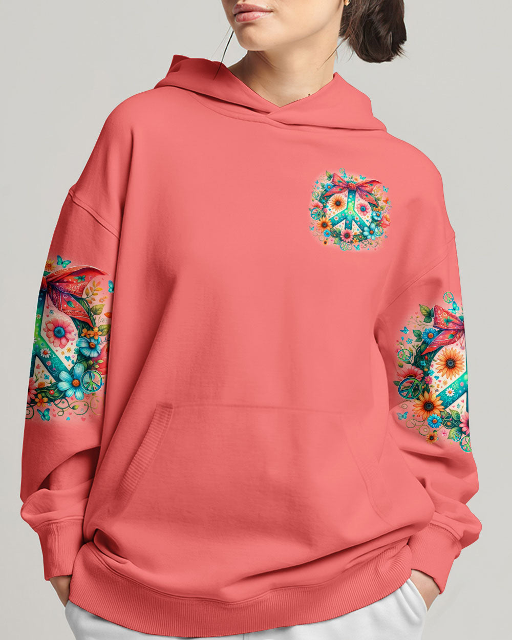 MAKE LOVE NOT WAR PEACE ALL OVER PRINT - TYQY2905245