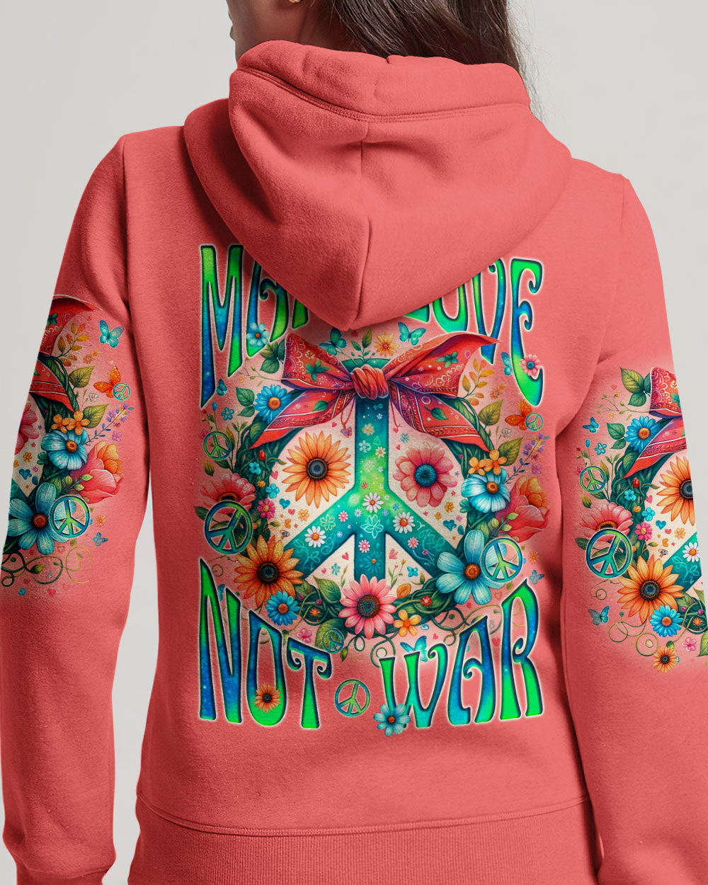 MAKE LOVE NOT WAR PEACE ALL OVER PRINT - TYQY2905245