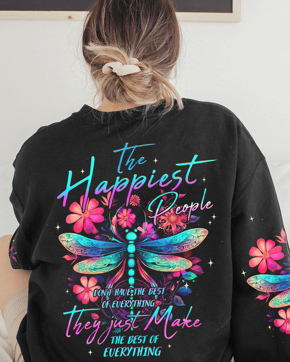 THE HAPPIEST PEOPLE ALL OVER PRINT - TYQY2908231