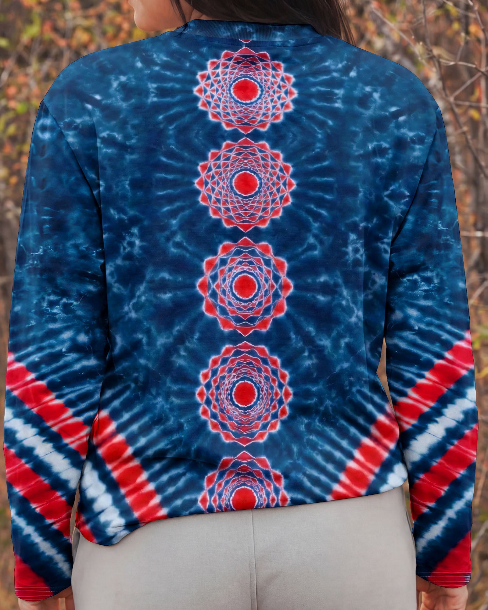 RED WHITE BLUE HARMONY ALL OVER PRINT - TYQY3003262