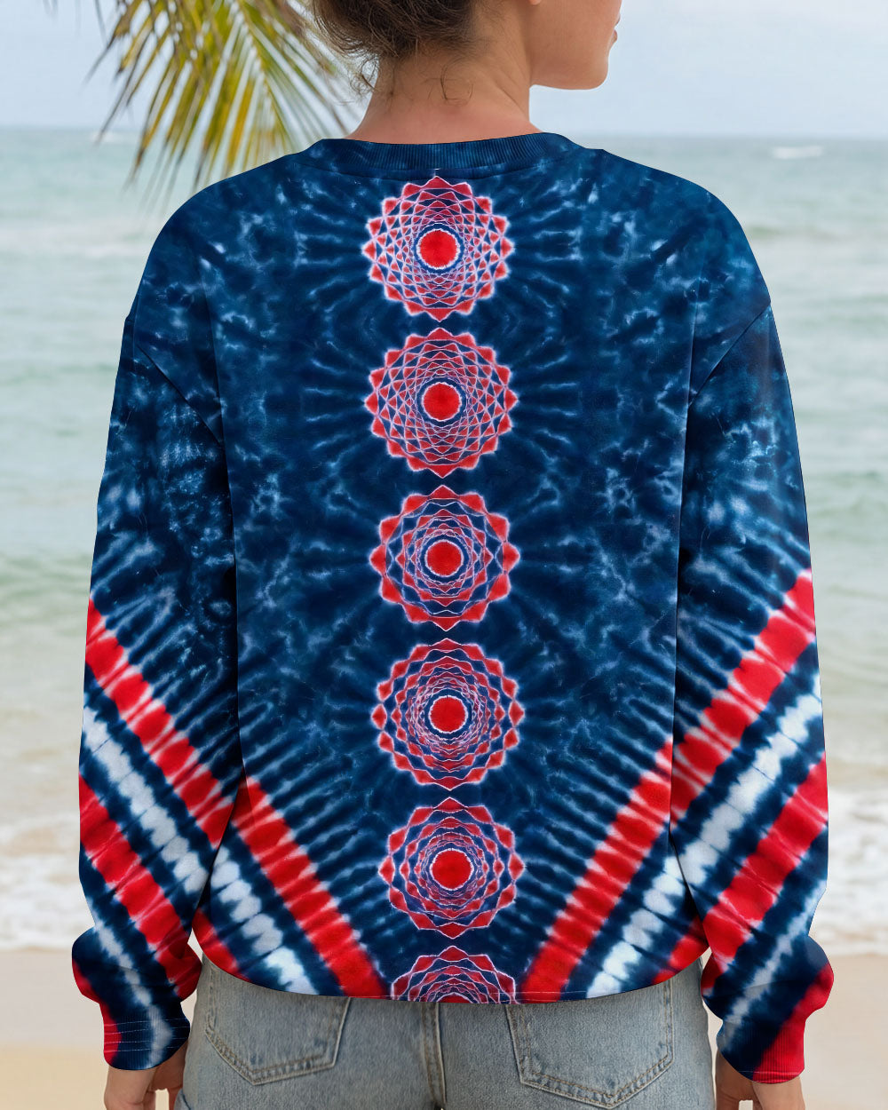 RED WHITE BLUE HARMONY ALL OVER PRINT - TYQY3003262