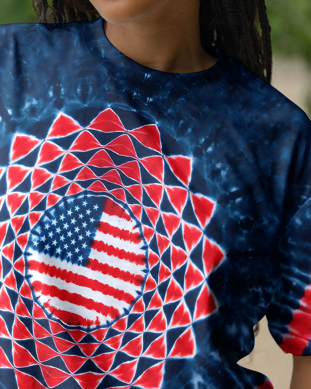 RED WHITE BLUE HARMONY ALL OVER PRINT - TYQY3003262