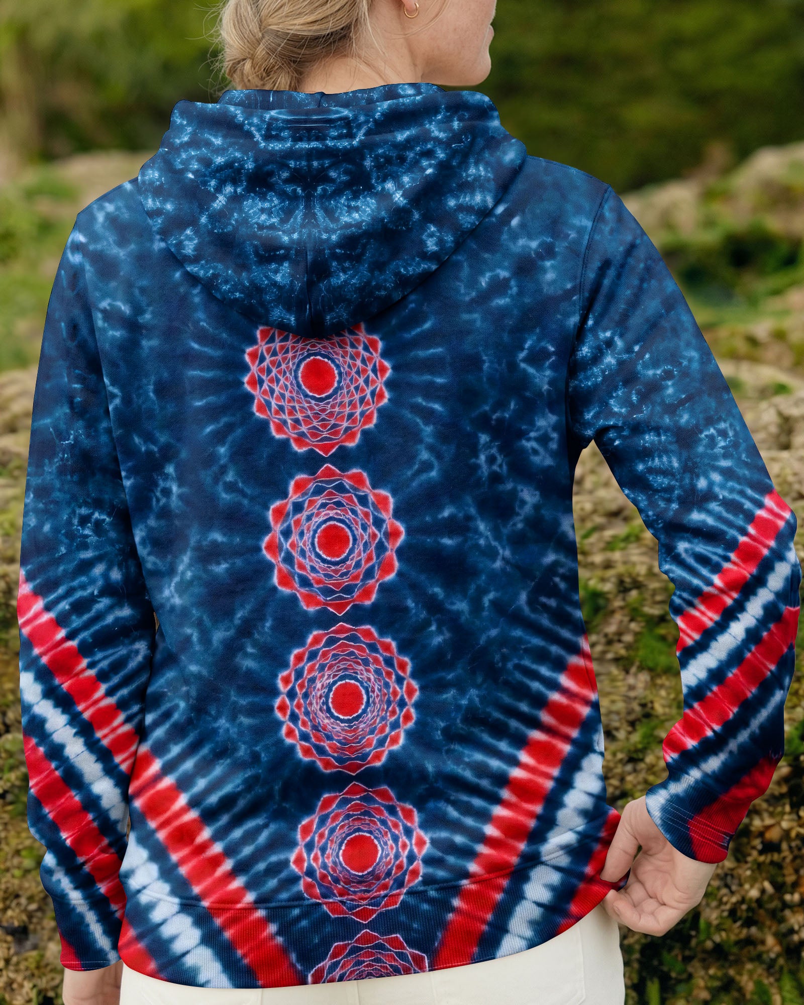 RED WHITE BLUE HARMONY ALL OVER PRINT - TYQY3003262