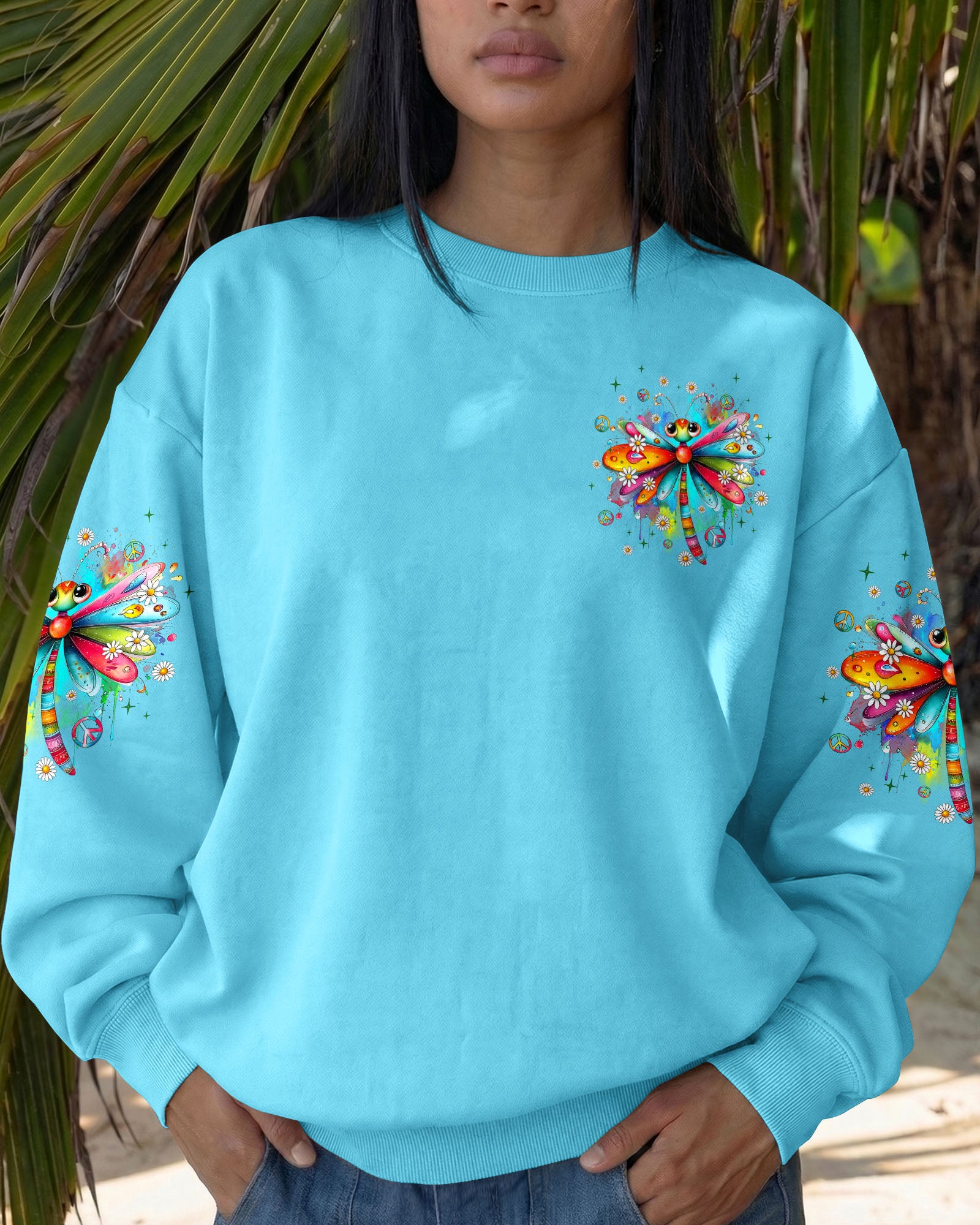 JUST BREATHE DRAGONFLY ALL OVER PRINT - TYQY3005261