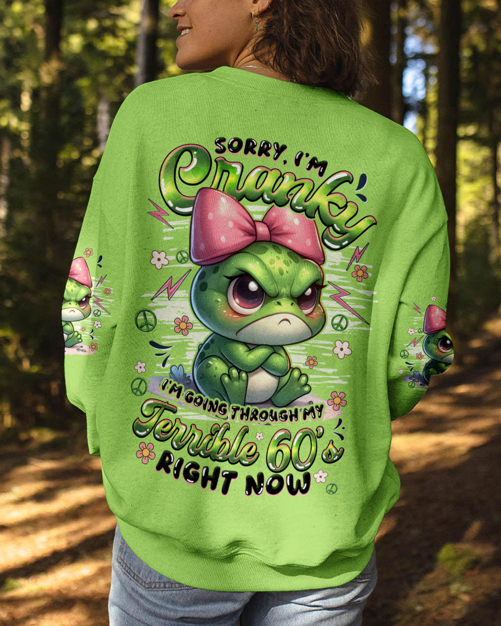 SORRY I'M CRANKY FROG ALL OVER PRINT - TYQY3009253