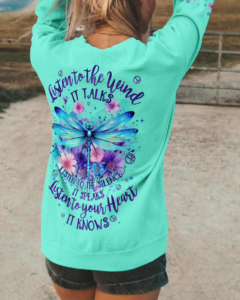 LISTEN TO THE WIND DRAGONGLY ALL OVER PRINT - TYQY3103252