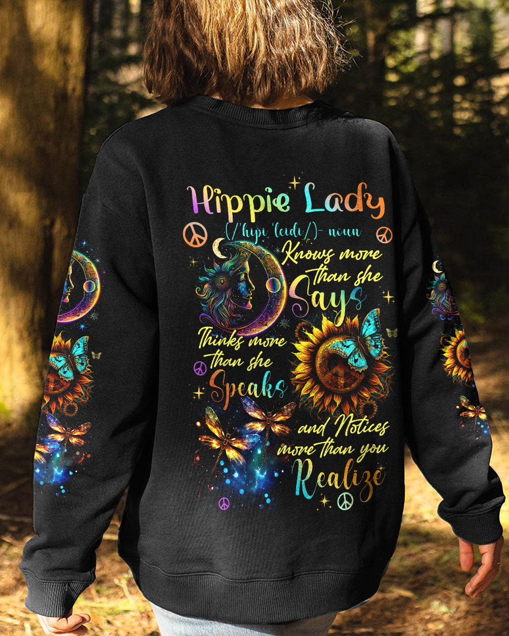 HIPPIE LADY ALL OVER PRINT - TYTD0103242