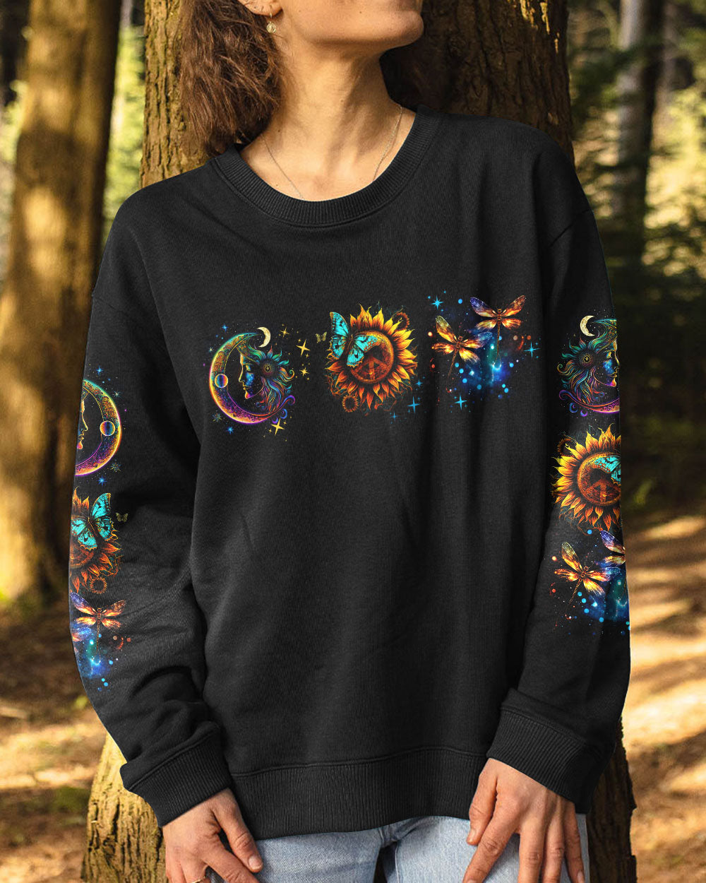 HIPPIE LADY ALL OVER PRINT - TYTD0103242