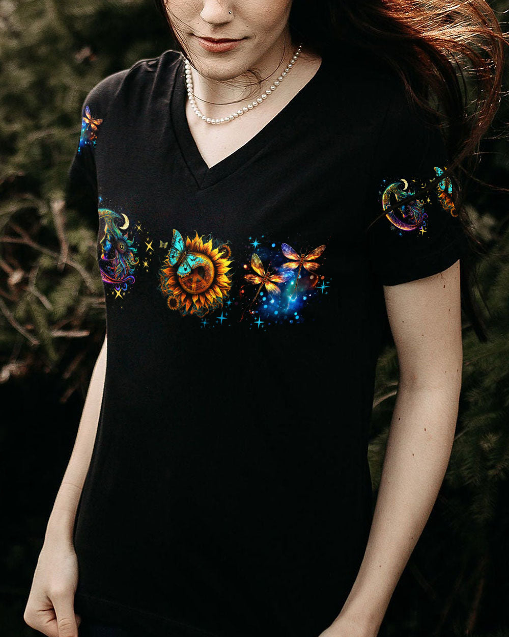 HIPPIE LADY ALL OVER PRINT - TYTD0103242