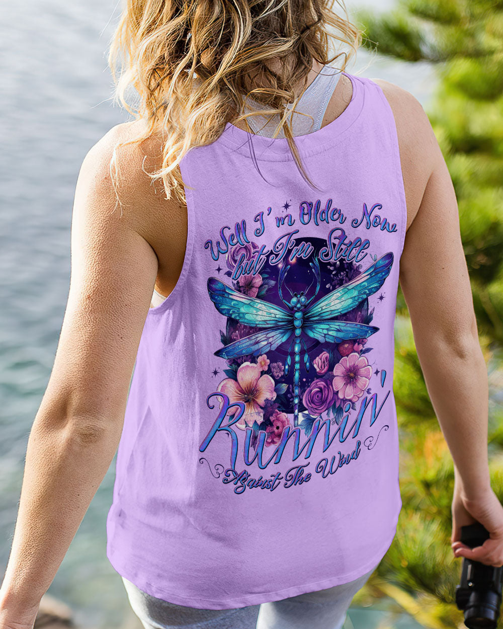 RUNNING AGAINST THE WIND DRAGONFLY ALL OVER PRINT - TYTD0108231