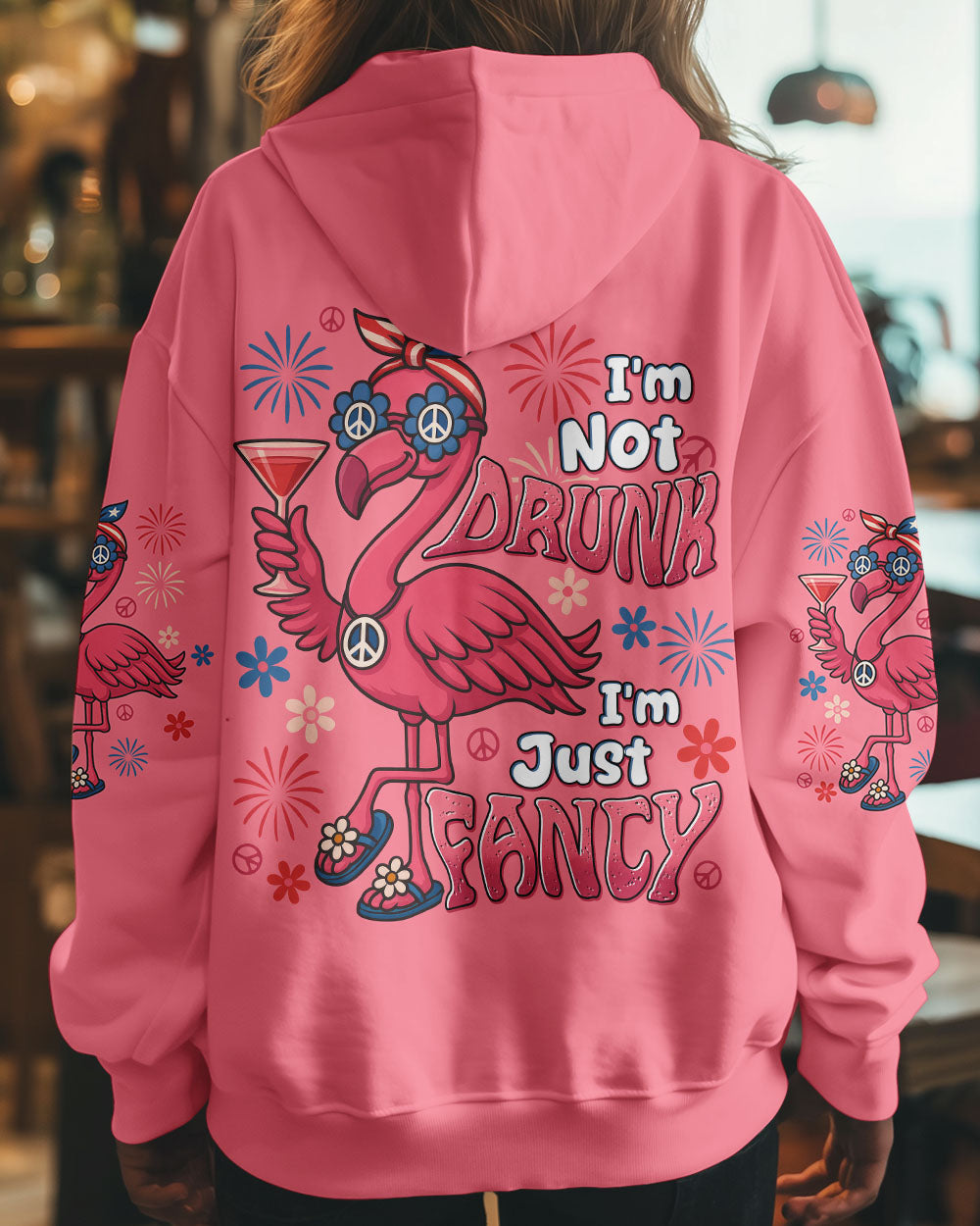 I'M JUST FANCY FLAMINGO ALL OVER PRINT - TYTD0206253