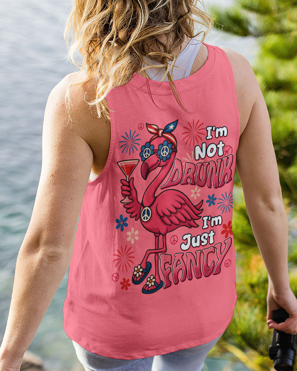 I'M JUST FANCY FLAMINGO ALL OVER PRINT - TYTD0206253