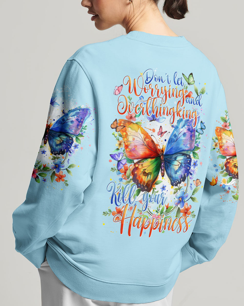 YOUR HAPPINESS BUTTERFLIES ALL OVER PRINT - TYTD0304242