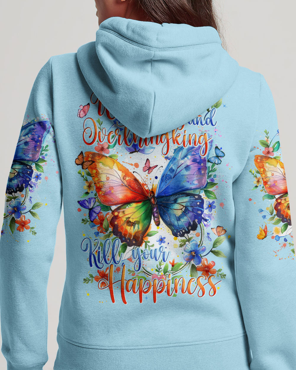 YOUR HAPPINESS BUTTERFLIES ALL OVER PRINT - TYTD0304242