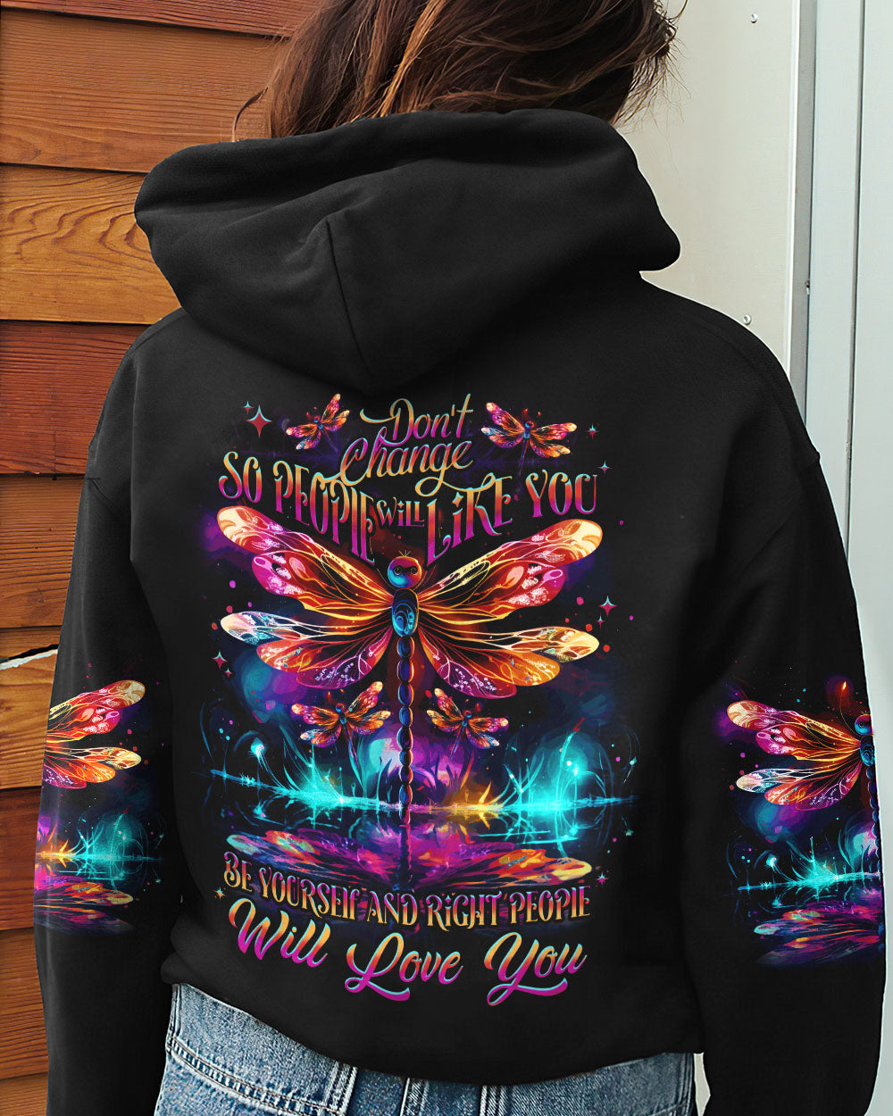 BE YOURSELF DRAGONFLY ALL OVER PRINT - TYTD0308231