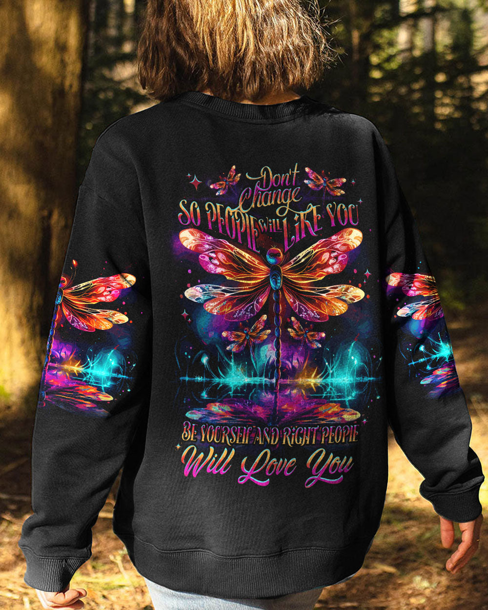 BE YOURSELF DRAGONFLY ALL OVER PRINT - TYTD0308231
