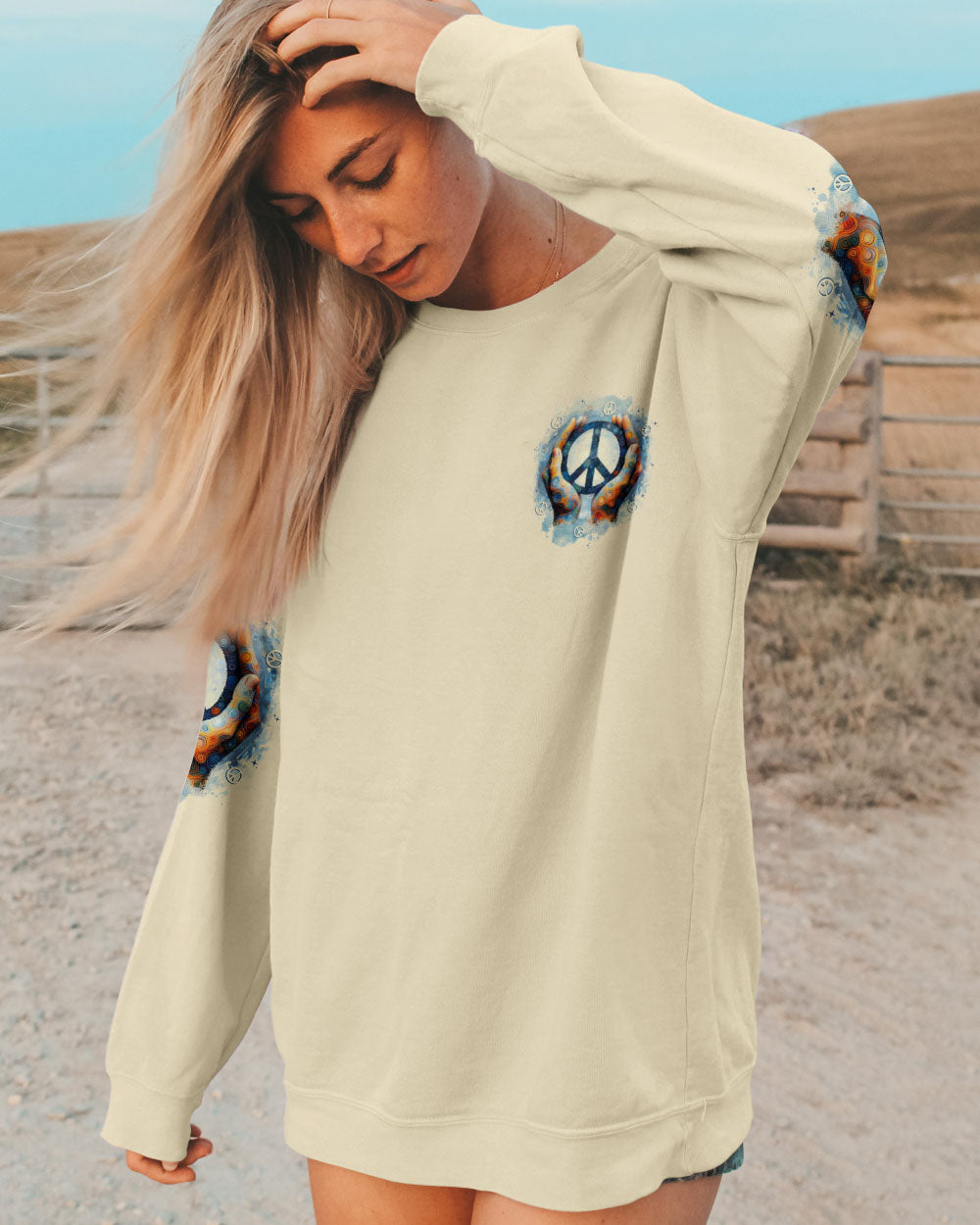 IMAGINE ALL THE PEOPLE LIVING LIFE IN PEACE ALL OVER PRINT - TYTD0506252