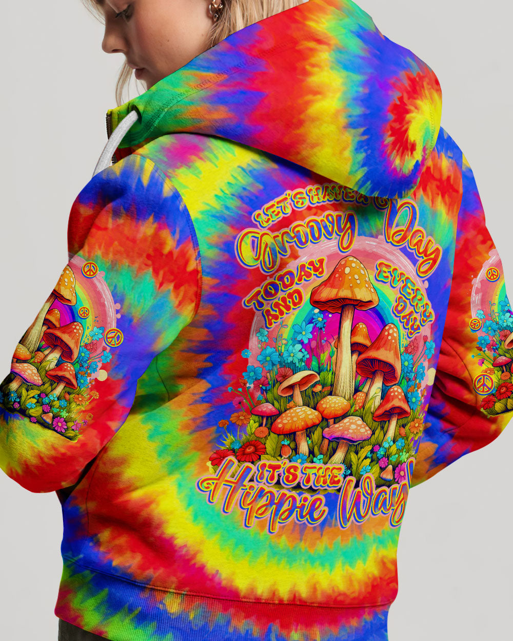 IT'S THE HIPPIE WAY TIE DYE ALL OVER PRINT - TYTD0610231