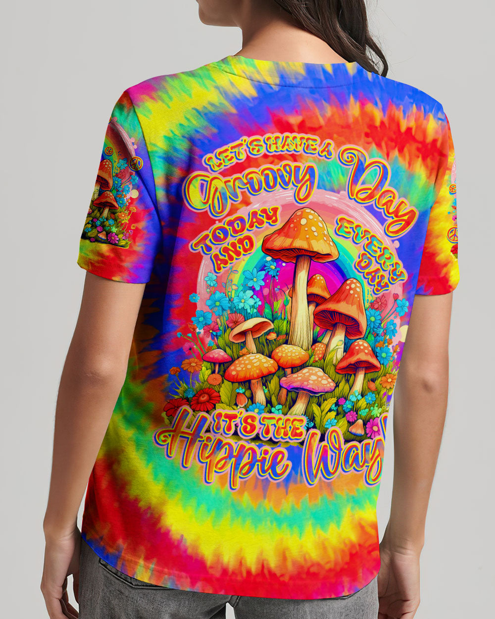 IT'S THE HIPPIE WAY TIE DYE ALL OVER PRINT - TYTD0610231