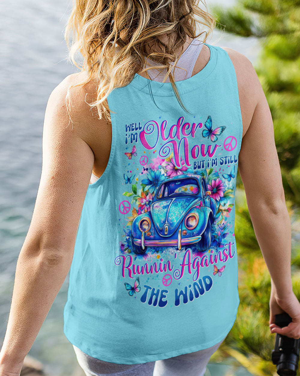 RUNNING AGAINST THE WIND SUNFLOWER LEOPARD ALL OVER PRINT - TYTD0702251