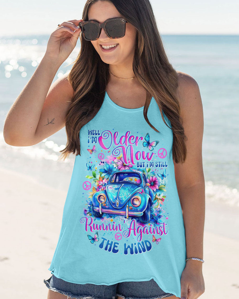 RUNNING AGAINST THE WIND SUNFLOWER LEOPARD ALL OVER PRINT - TYTD0702251