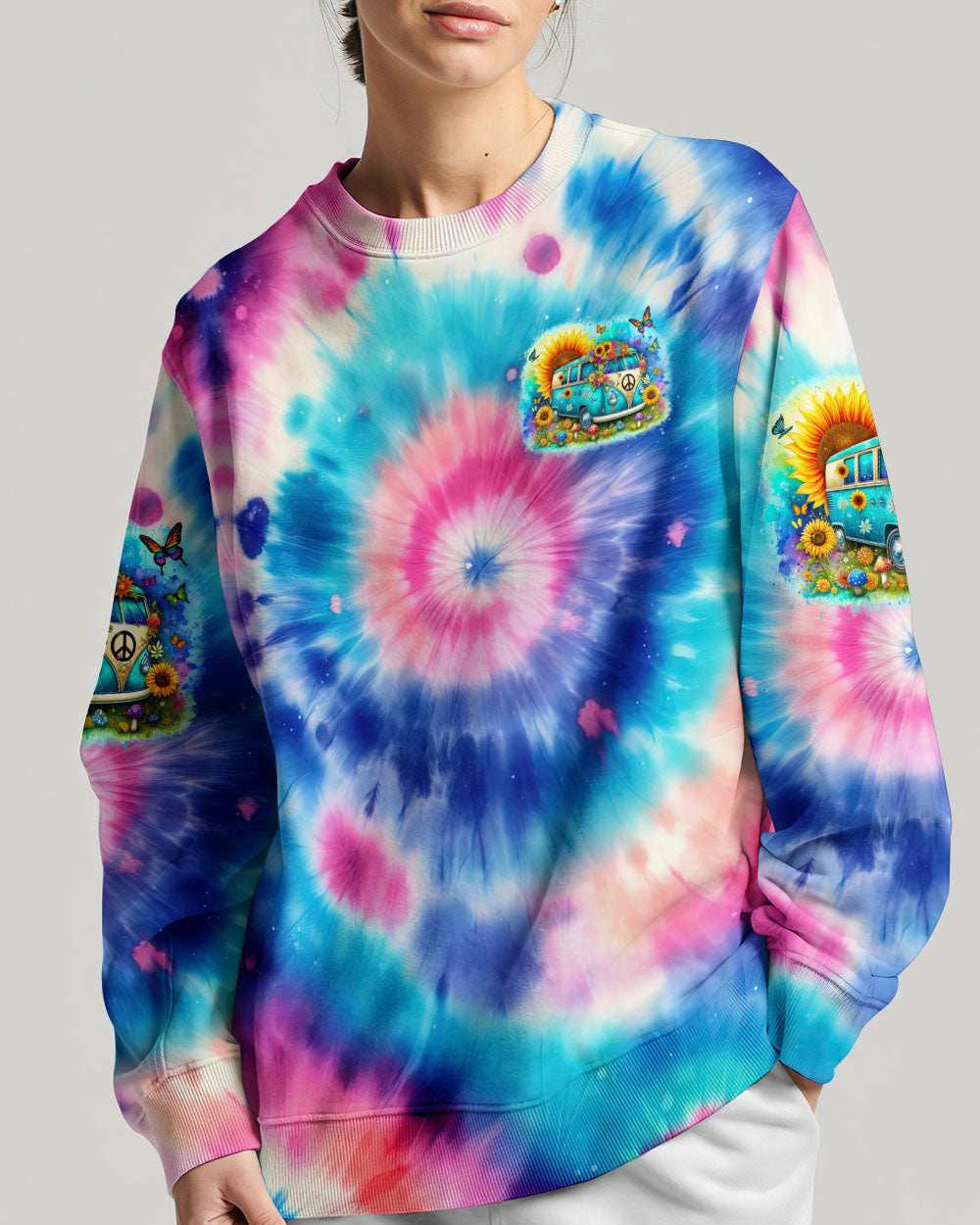 RUNNING AGAINST THE WIND TIE DYE ALL OVER PRINT - TYTD0705242