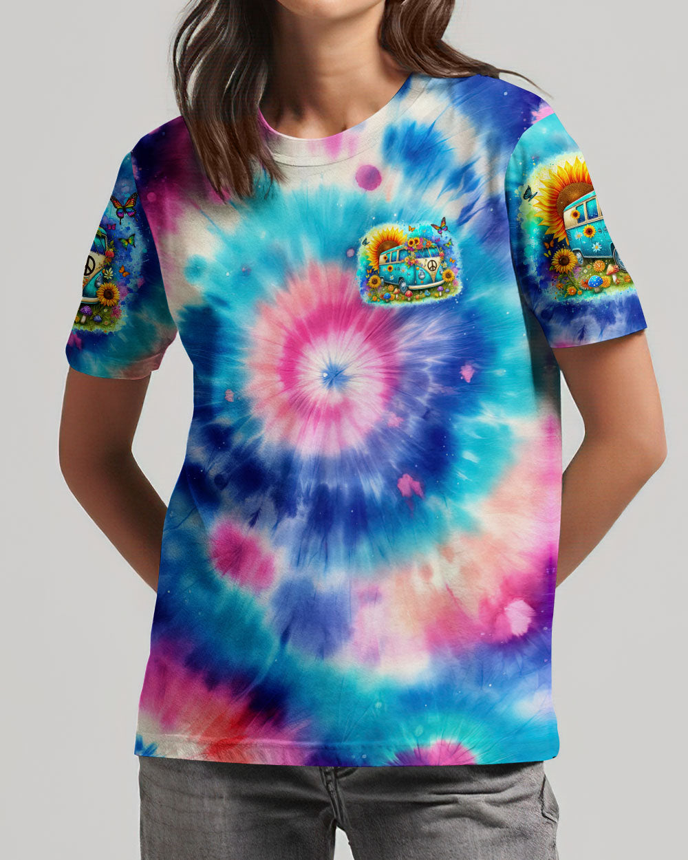 RUNNING AGAINST THE WIND TIE DYE ALL OVER PRINT - TYTD0705242