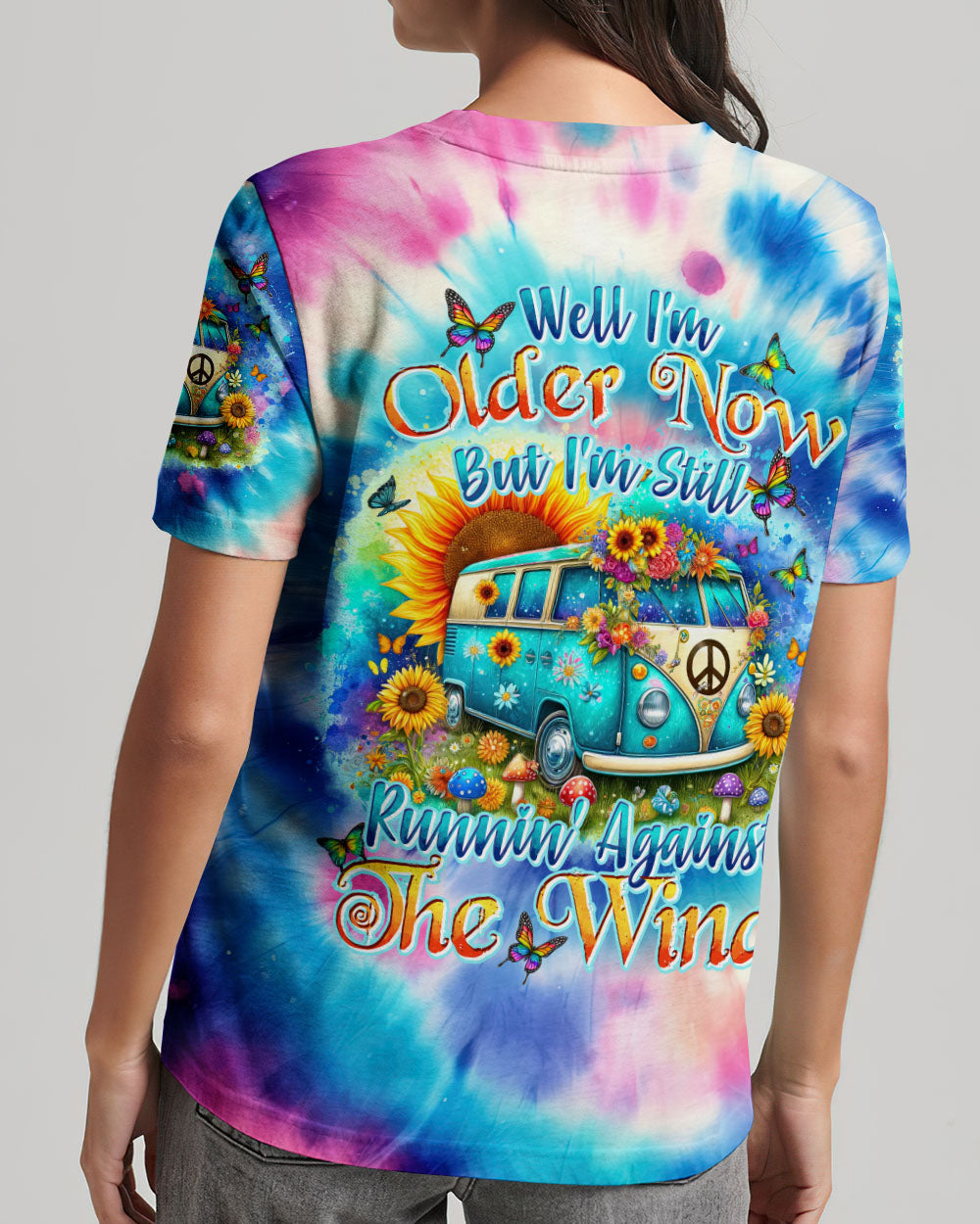 RUNNING AGAINST THE WIND TIE DYE ALL OVER PRINT - TYTD0705242