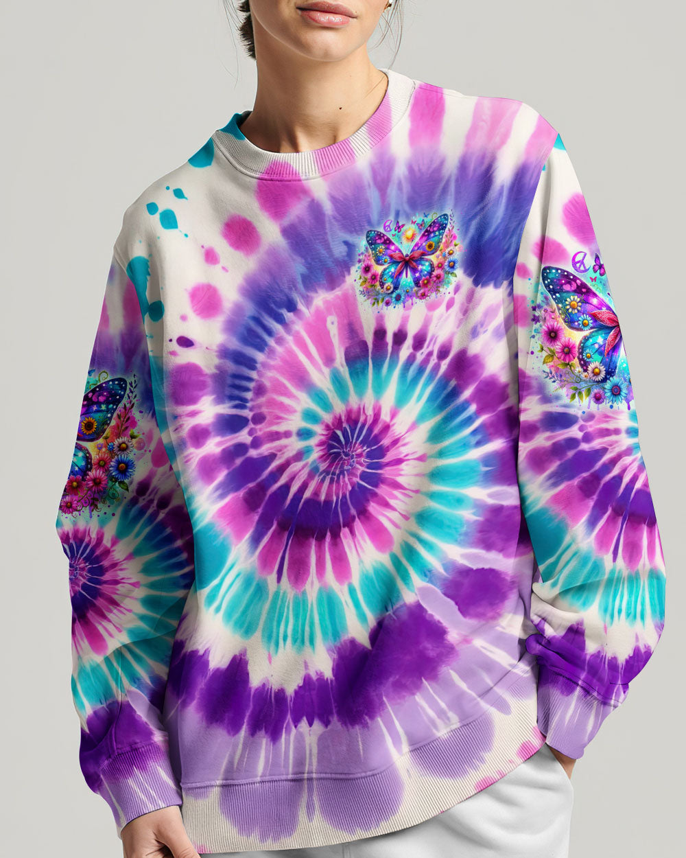 SPIRIT OF A FAIRY BUTTERFLY TIE DYE ALL OVER PRINT - TYTD0706244