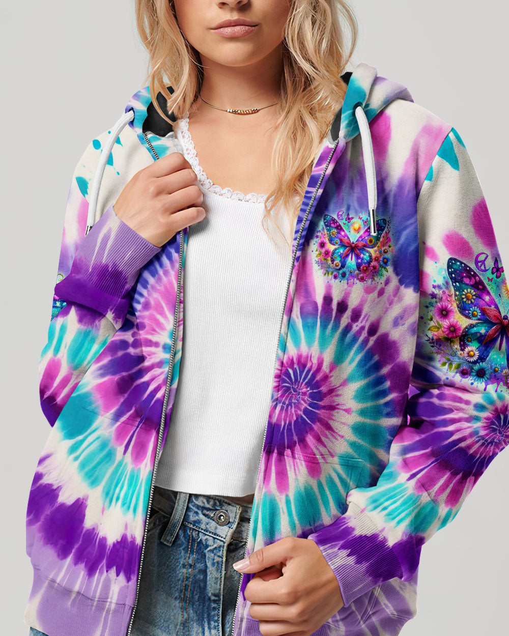 SPIRIT OF A FAIRY BUTTERFLY TIE DYE ALL OVER PRINT - TYTD0706244