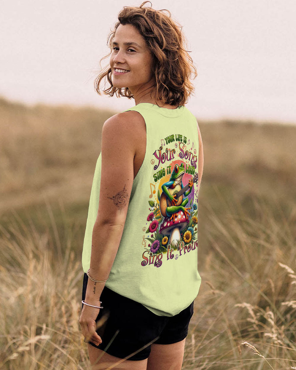 YOUR LIFE IS YOUR SONG FROG ALL OVER PRINT - TYTD0712242