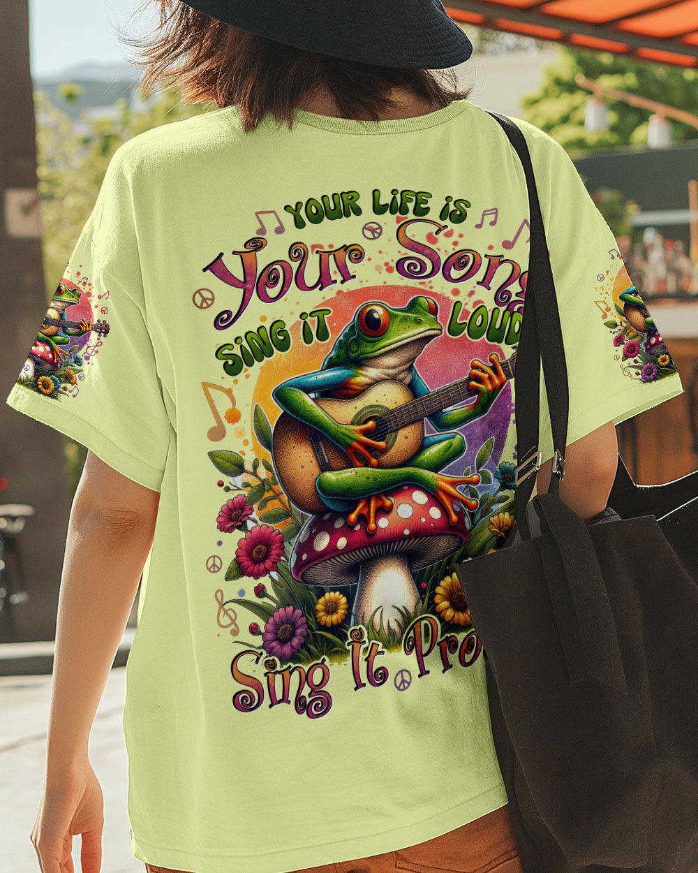YOUR LIFE IS YOUR SONG FROG ALL OVER PRINT - TYTD0712242