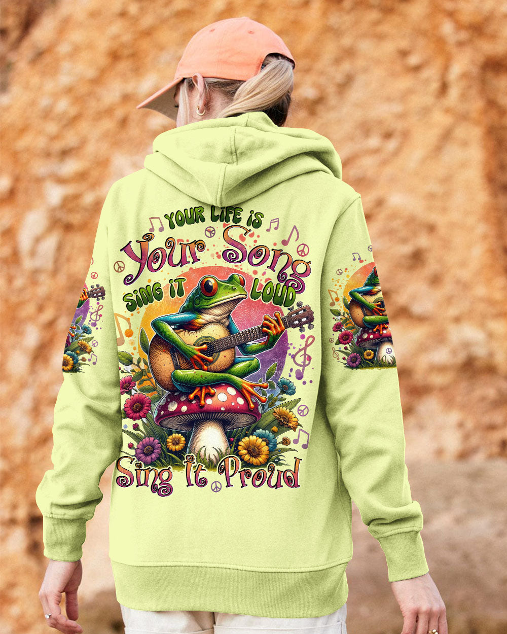 YOUR LIFE IS YOUR SONG FROG ALL OVER PRINT - TYTD0712242
