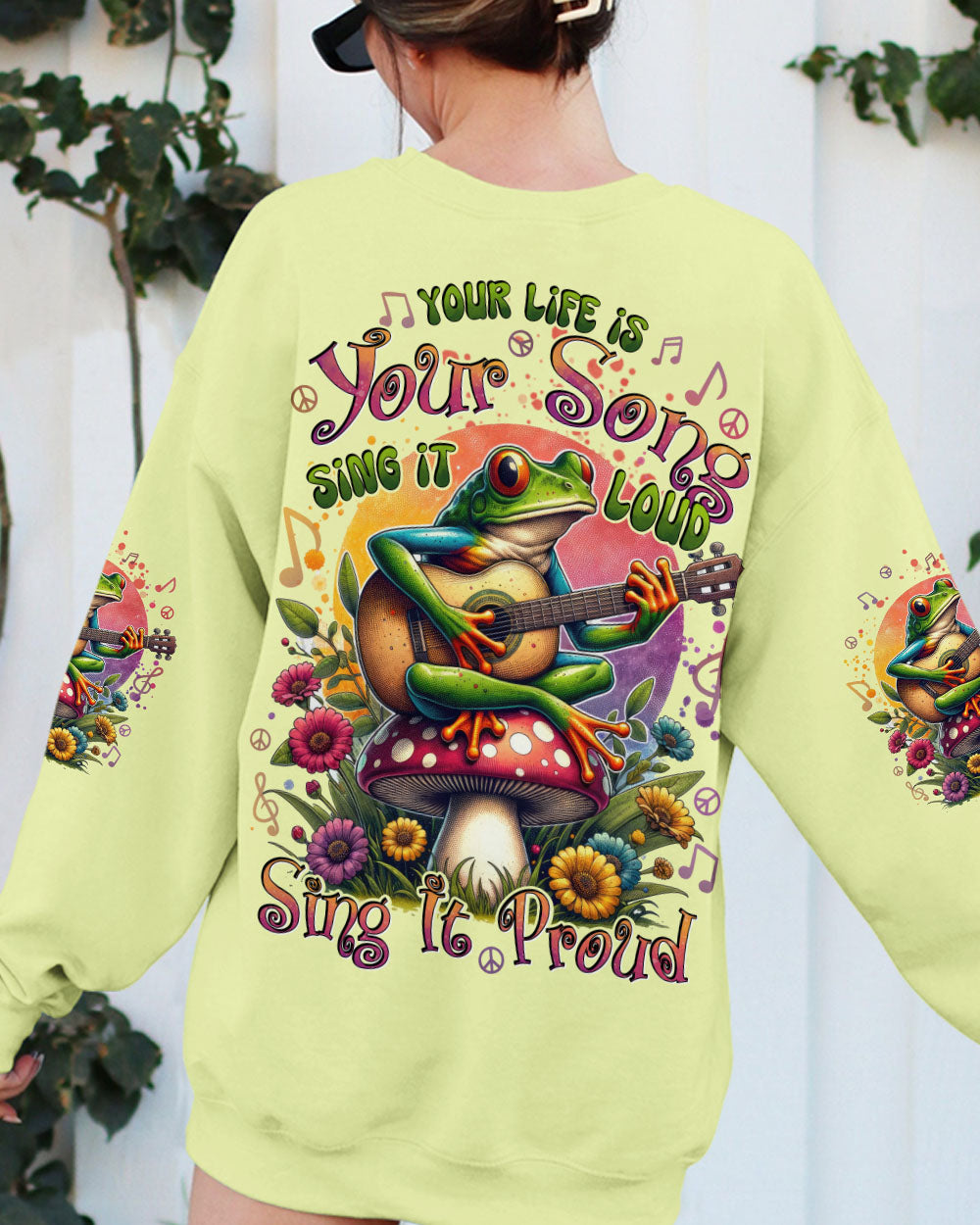 YOUR LIFE IS YOUR SONG FROG ALL OVER PRINT - TYTD0712242