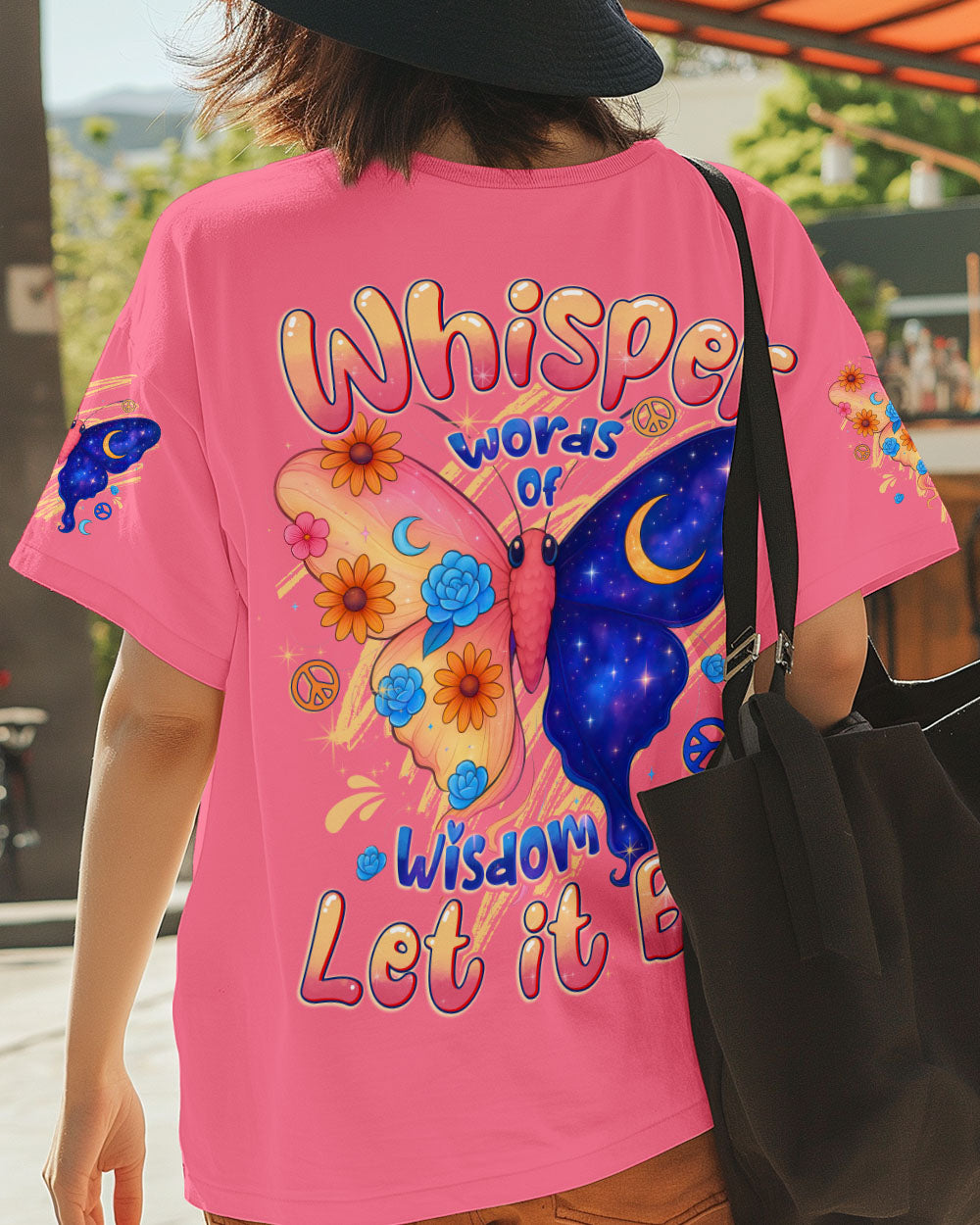 WHISPER WORDS OF WISDOM LET IT BE BUTTERFLY ALL OVER PRINT - TYTD0808252